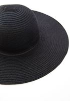 Bayan Siyah Hasır Şapka