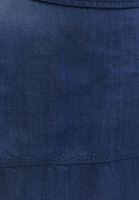نساء أزرق قميص جينز بتفاصيل جيب