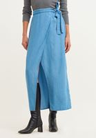 Women Blue Envelope Denim Skirt