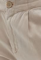 Bayan Bej Paça Detaylı Wide-Leg Pantolon ( TENCEL™ )