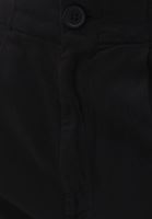 Bayan Siyah Paça Detaylı Wide-Leg Pantolon ( TENCEL™ )