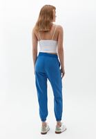Bayan Mavi Yumuşak Dokulu Jogger Pantolon ( TENCEL™ )
