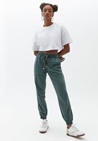 Women Green Soft touch jogger pants