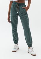 Women Green Soft touch jogger pants