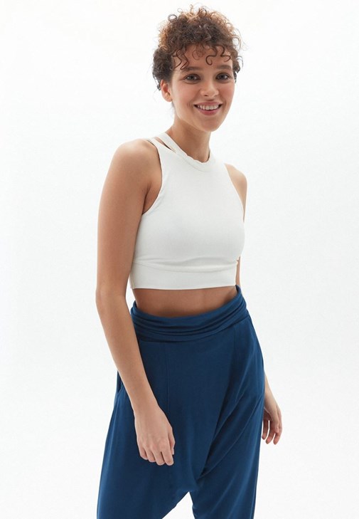  Crop Top with Back Detail 