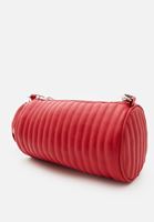 Women Red Barrel Bag with Chain Detail
