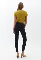 Bayan Siyah Toparlayıcı Etkili Skinny Pantolon ( TENCEL™ )