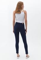Bayan Lacivert Toparlayıcı Etkili Skinny Pantolon ( TENCEL™ )