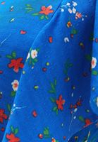 Bayan Çok Renkli Desenli Midi Boy Elbise
