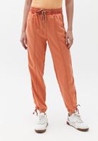 Women Brick High Rise Baggy Fit Pants