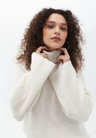Women Beige Soft Touch Loose Fit Sweater