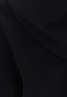 Bayan Siyah Kapüşonlu Sweat Elbise