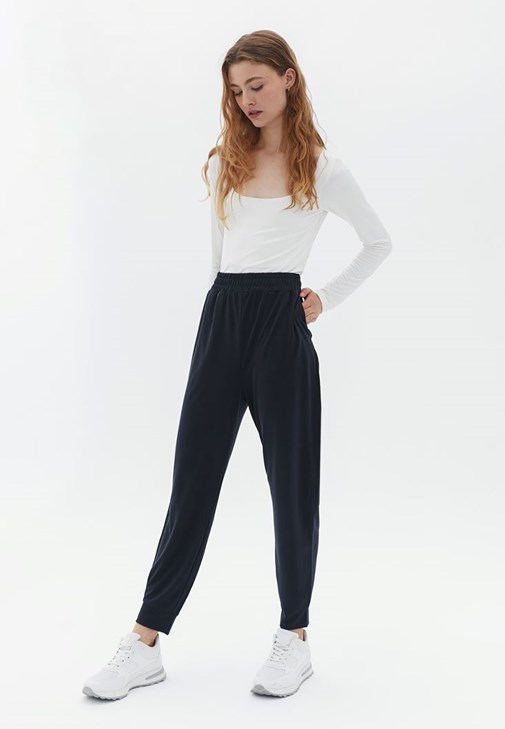 Black Soft Touch Jogger Pants Online Shopping