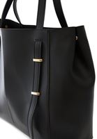 Women Black Tote Bag with Strap
