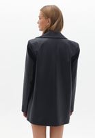 Bayan Siyah Oversize Blazer Ceket