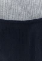 Women Navy Sweater with Shoulder Detail