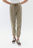 Women Brown High Rise Jogger Pants