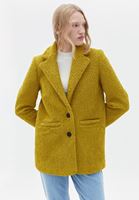 Bayan Sarı Oversize Blazer Ceket