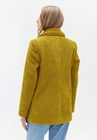 Bayan Sarı Oversize Blazer Ceket