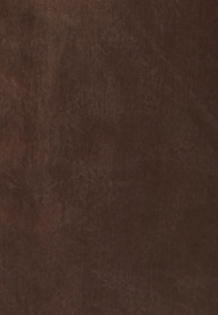 Bayan Kahverengi Bağlama Detaylı Blazer Ceket ( TENCEL™ )