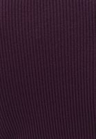 Women Purple Turtleneck Knitwear Sweater