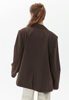 Women Brown Oversize Blazer