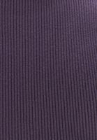 Women Purple High Collar Knitwear Singlet