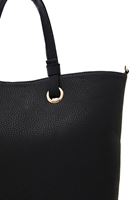 Women Black Tote Bag with Straps