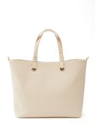 Women Beige Tote Bag with Straps