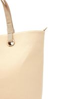 Women Beige Tote Bag with Straps