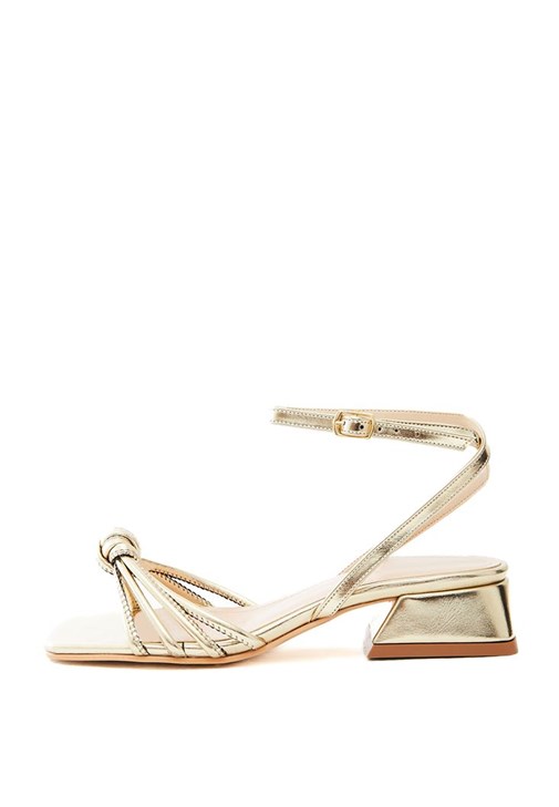 Gold High Heels with Straps Online Shopping |