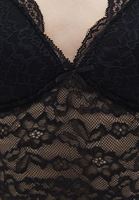 Women Black Bralet with Lace