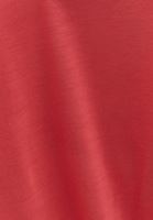 Bayan Kırmızı Büzgülü Oversize Tişört ( MODAL )