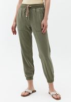 Women Green Soft touch jogger pants