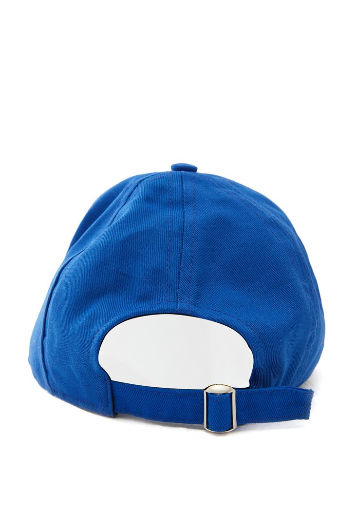 Bayan Mavi Sloganlı Şapka
