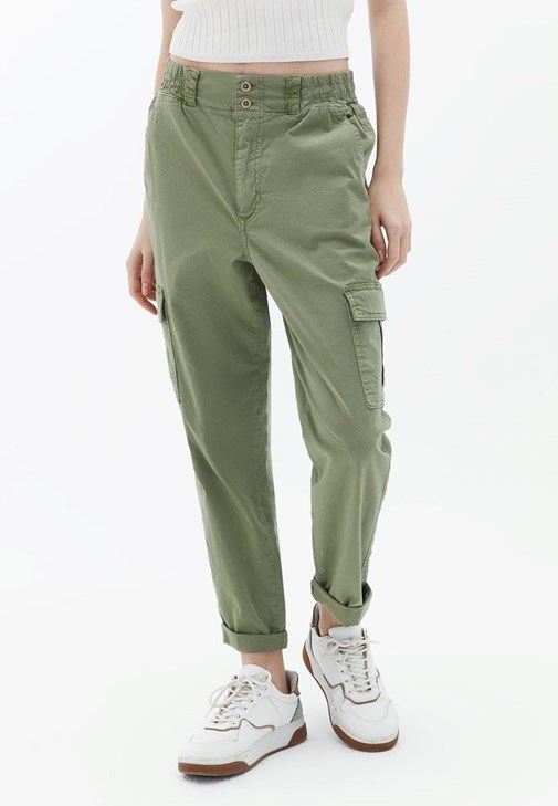 Green Carrot Fit Cargo Pants Online Shopping | OXXOSHOP