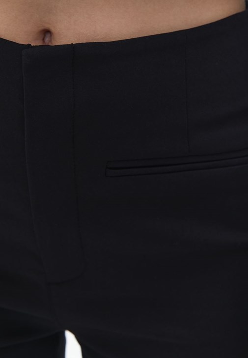 Buy Tokyo Talkies Black/White Jacquard Bootcut Trouser for Women Online at  Rs.469 - Ketch