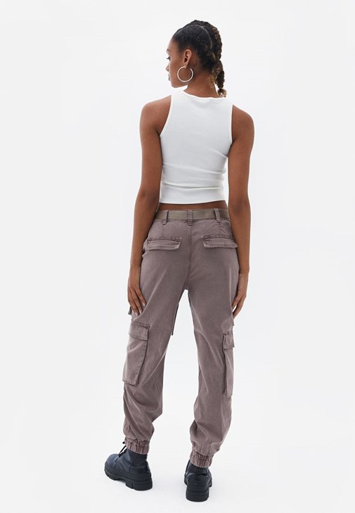 Womens Cargo Pant - Oatmeal | HERA Clothing