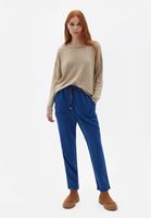 Bayan Mavi Orta Bel Baggy-Fit Pantolon ( TENCEL™ )