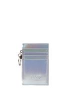 Women Silver Card Holder with Multiple Slots