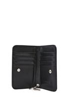 Women Black Card Wallet with Multiple Slots