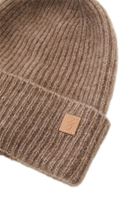 Women Beige Wool Blended Beany