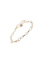 Women Gold Bracelet with Heart Charm