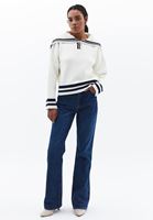 Women Mixed Soft Touch Zippered Sweater