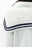 Women Mixed Soft Touch Zippered Sweater