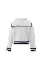 Women Mixed Soft Touch Zippered Sweater