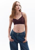 Women Purple Tulle Bralette