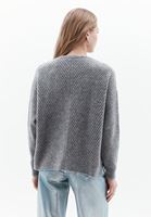 Women Grey Soft Touch V-neck Sweater