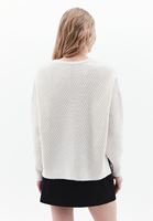 Women Cream Soft Touch V-neck Sweater