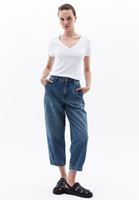 Orta Bel Baggy-Fit Denim Pantolon